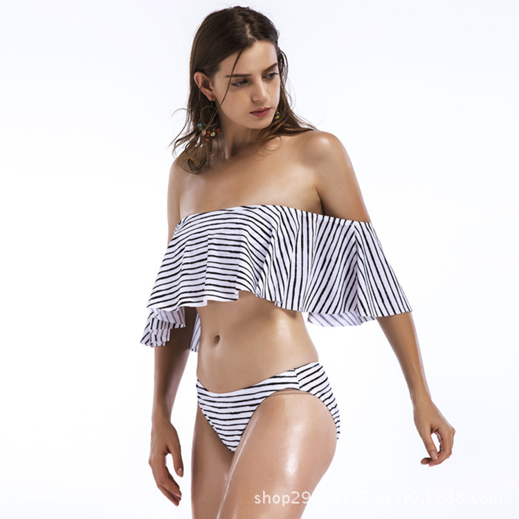 Комплект бикини с оборками F4673Ruffled